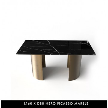 Nero Marquina Marble L160 x D80cm