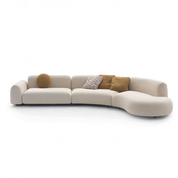 Cecilion Curved Sofa (Lshaped)